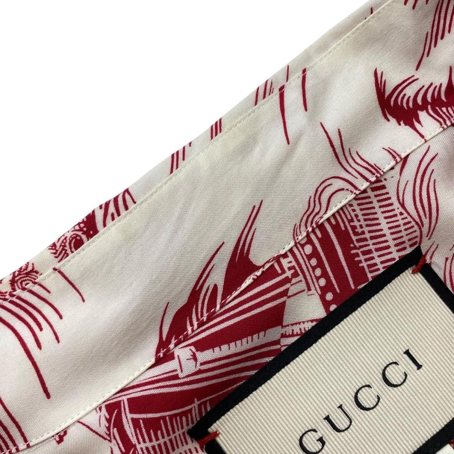 GUCCI 【値下げ】GUCCI×Disney アロハシャツ 460635 ホワイト GUCCI 【値下げ】GUCCI×Disney アロハシャツ 460635 ホワイト