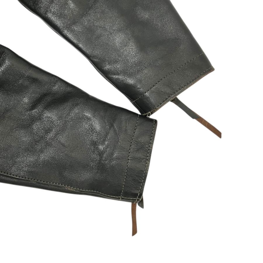 リアルマッコイズ THE REAL McCOY'S レザージャケット ブラック サイズ