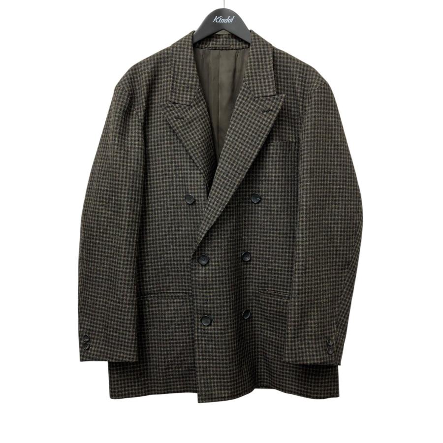 ジャケット・アウター Scye Shetland Wool Tweed Jacket Scye（サイ） 【値下げ】SCYE Shetland Wool Tweed D．B． Short Coat