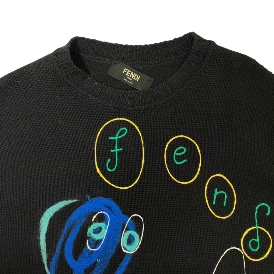 FENDI（フェンディ） 【値下げ】FENDI 21AW フェルトデザイン ニット 