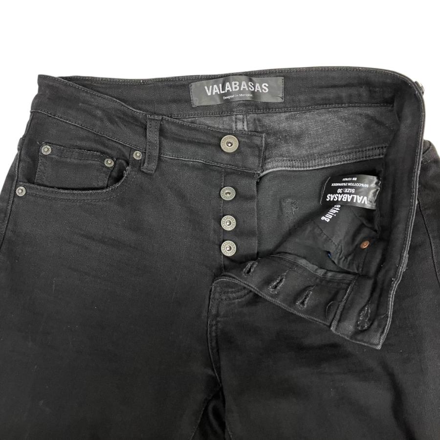 VALABASAS ブラック フレアパンツ 30 値下げ】VALABASAS フレアパンツ ブラック サイズ：30 (EC