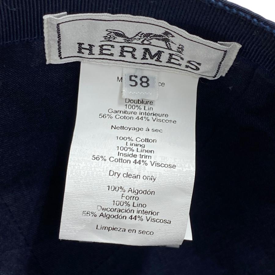 HERMES（エルメス） 【値下げ】HERMES Irving キャップ 2211 ネイビー