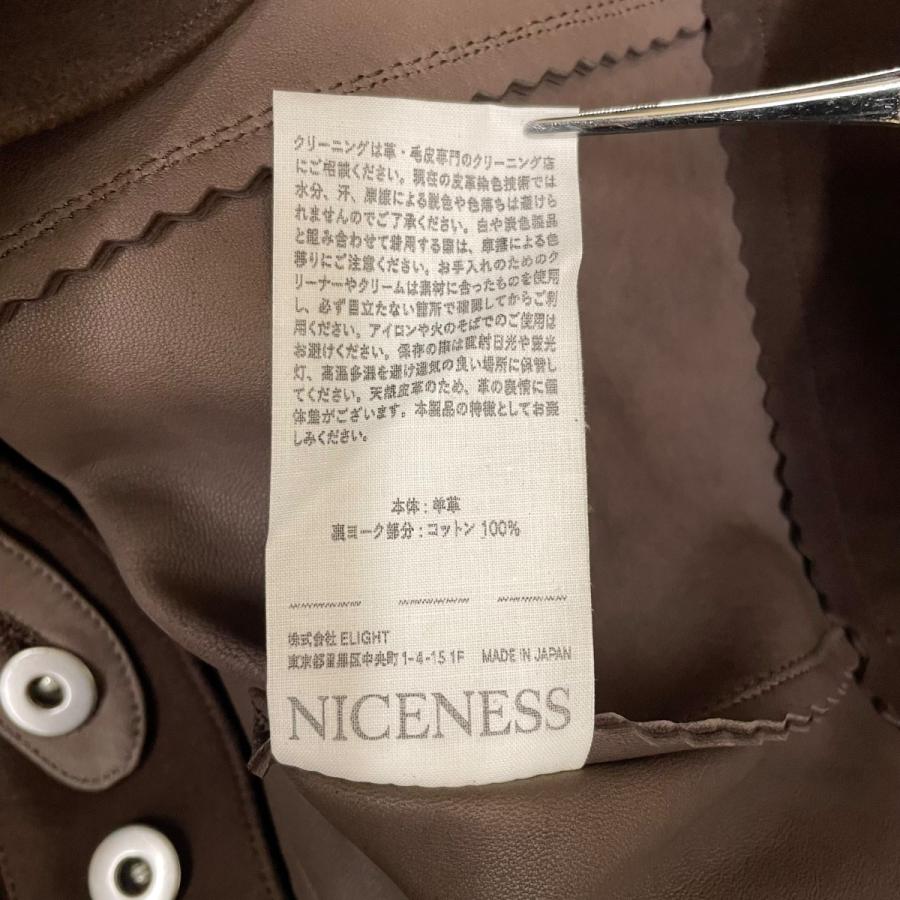NICENESS 【値下げ】NICENESS 24AW MACLEAN レザージャケット NN