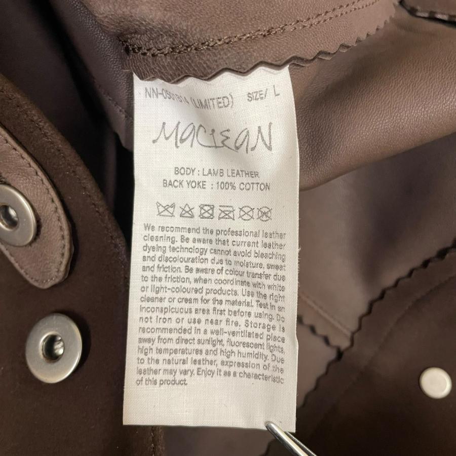 NICENESS 【値下げ】NICENESS 24AW MACLEAN レザージャケット NN