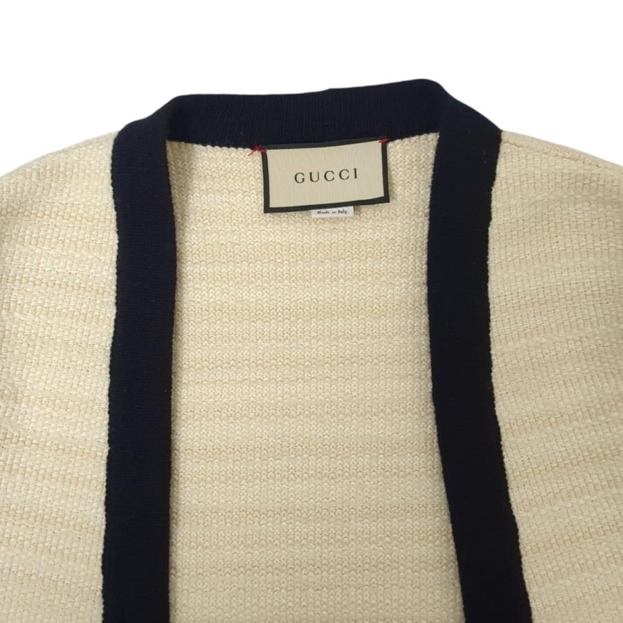 【値下げ】GUCCI ニットコート 490346 アイボリー×ブラック サイズ：XS (京都店)_2