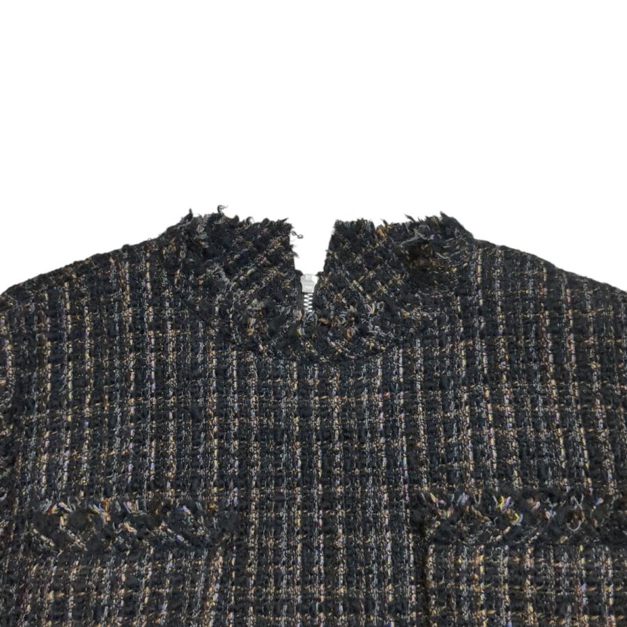 【値下げ】sacai Tweed Dress ワンピース 24-07444 ブラック サイズ：1 (京都店)_4