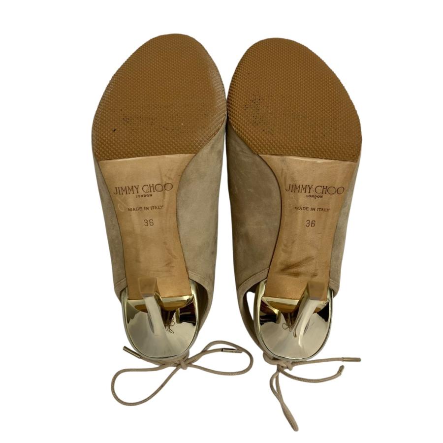 JIMMY CHOO（ジミーチュウ） ヒールサンダル ブラウン サイズ：36