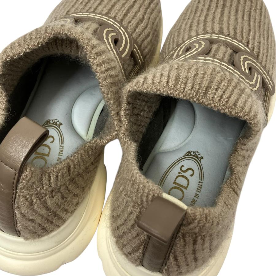 トッズ TOD'S ケイトハイテクファブリック スニーカー ベージュ サイズ