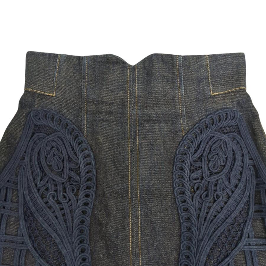 マメクロゴウチ mame kurogouchi 24AW Cord Embroidery Detail Denim
