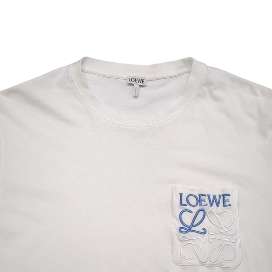 LOEWE ロエベ ANAGRAM POCKET T SHIRT Tシャツ H526Y22X99 ホワイト 