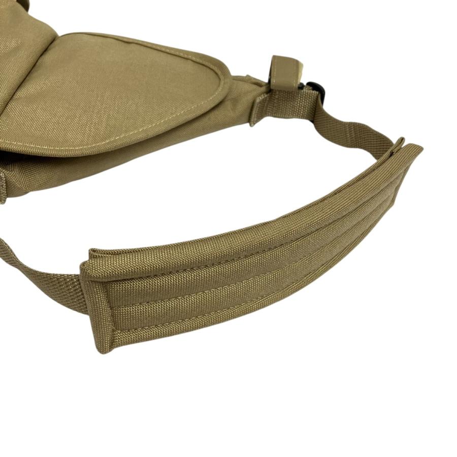 オーラリー AURALEE NYLON SADDLE BAG バッグ カーキ_7