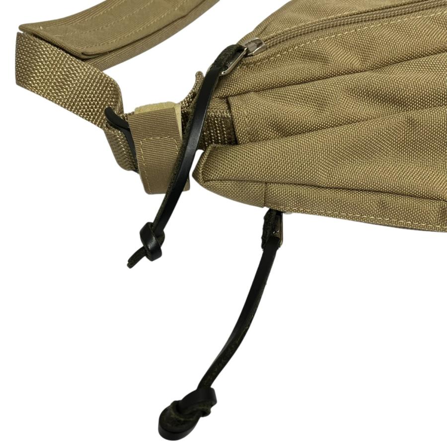 オーラリー AURALEE NYLON SADDLE BAG バッグ カーキ_8