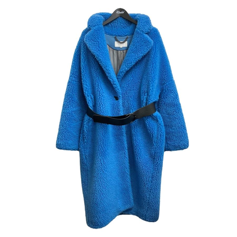 AKIRANAKA（アキラナカ） ボアロングコート AW1638BL ブルー サイズ 