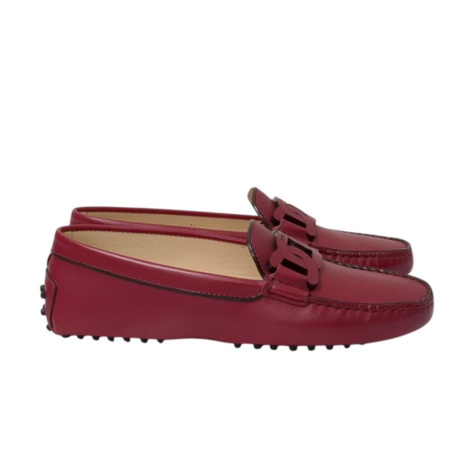 TOD'S タッセルローファー　バーガンディー　24cm TOD'S ローファー バーガンディーTOD'S タッセルローファー バー