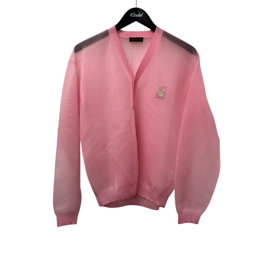 【専用】ちゃ様　CABaN ピンクニットカーディガン　FENDI シュシュ CABaN（キャバン） シアーナイロン Vネックカーディガン 39-02-51