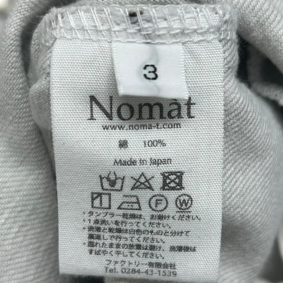 ノマット Nomat 25AW White Bleach Tucked Denim Jeans パンツ N-P-05
