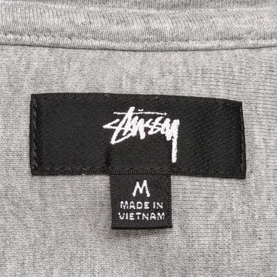 STUSSY / スウェット/L/コットン/GRY/118470 STUSSY（ステューシー） ハーフジップスウェット 118470 グレー サイズ