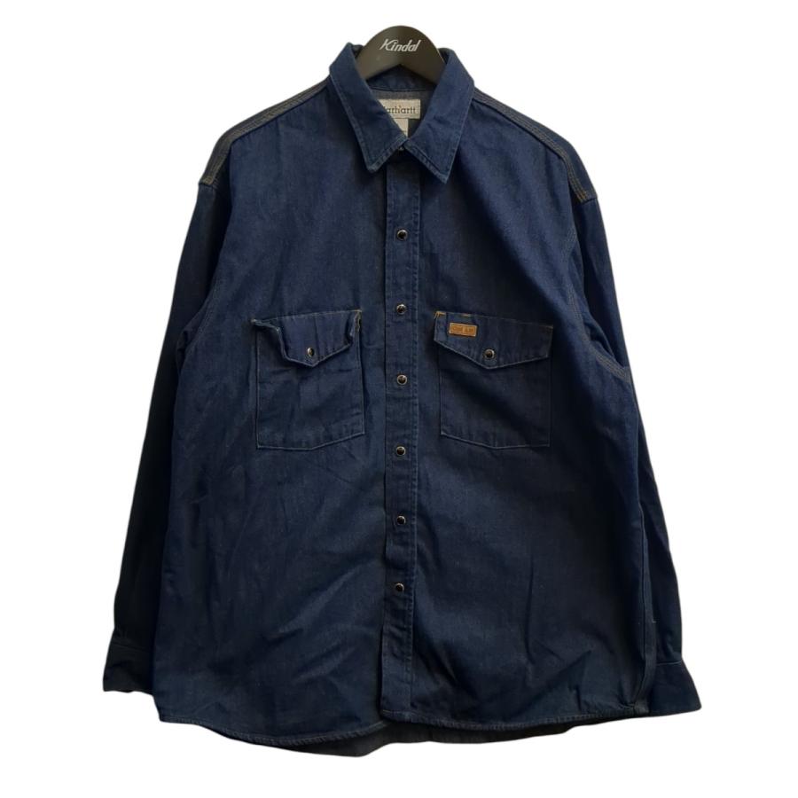 Carhartt シャツジャケット Carhartt（カーハート） シャツジャケット インディゴ サイズ：L