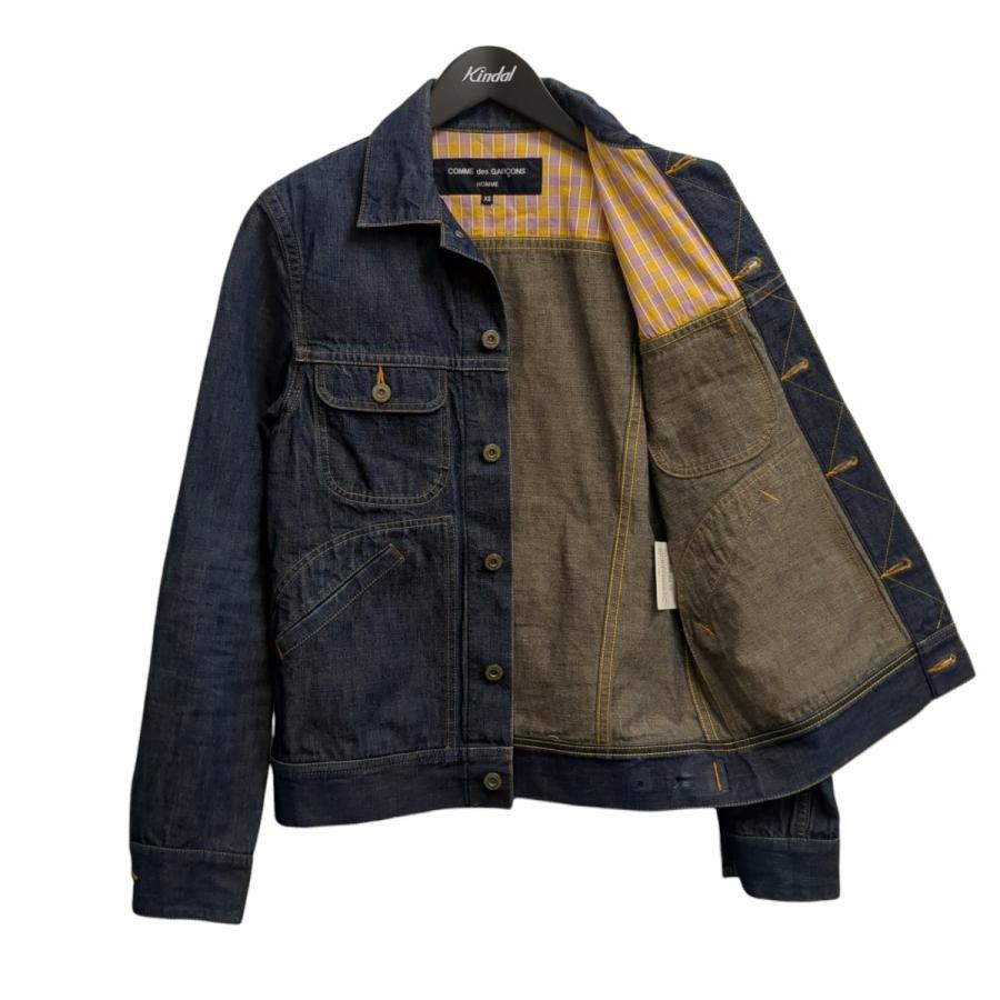 【イリー】コムデギャルソン ジャケット コムコム AD2024 COMME des GARCONS HOMME コムデギャルソンオム デニムジャケット
