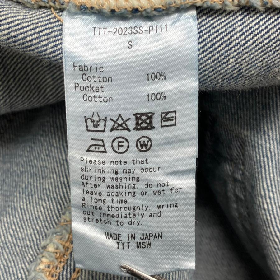 ティーモダンストリートウエア TTT MSW Organic Cotton Denim Wide