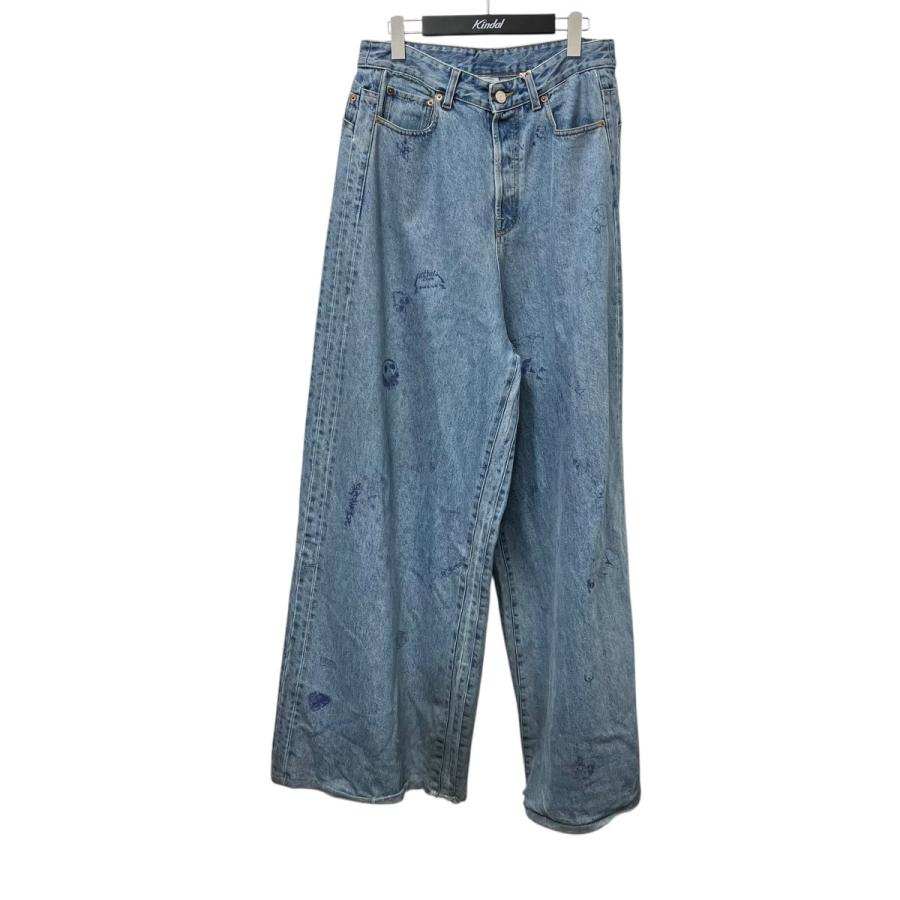 値下げ】VETEMENTS バギージーンズ UE54PA160N インディゴ サイズ：30