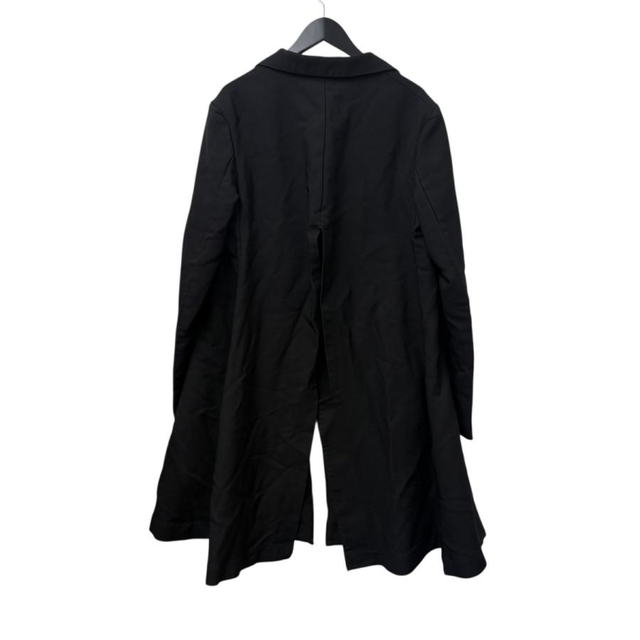 COMMEdesGARCONS HOMME PLUS ポリ縮絨 ロングコート 黒 comme des garcons homme plus ポリ縮絨コート COMME des GARCONS
