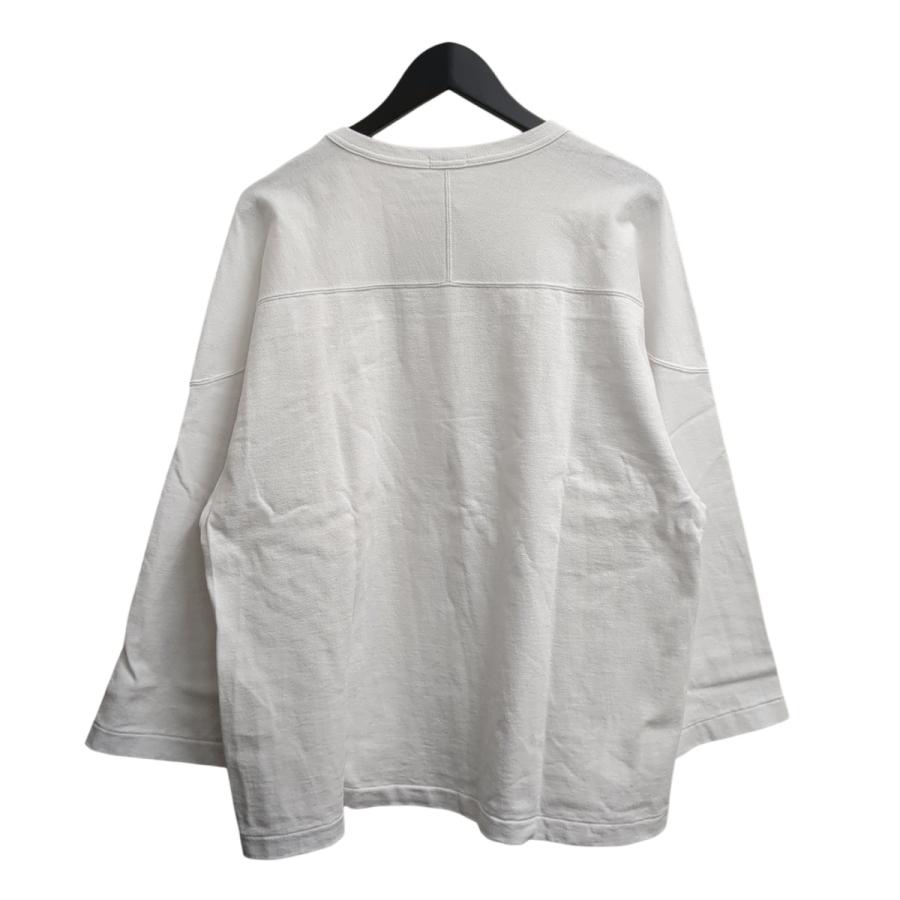 COMOLI（コモリ） フットボールTシャツ X01-05005 ホワイト サイズ：2