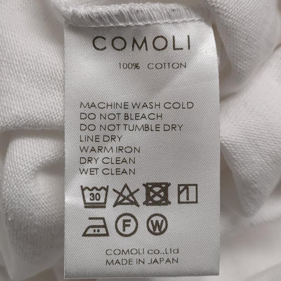 COMOLI（コモリ） フットボールTシャツ X01-05005 ホワイト サイズ：2