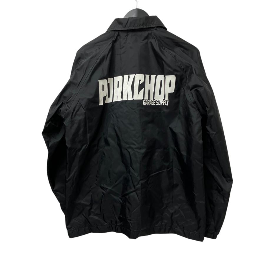 ポークチョップ PORKCHOP×CARDINAL コーチジャケット ブラック サイズ