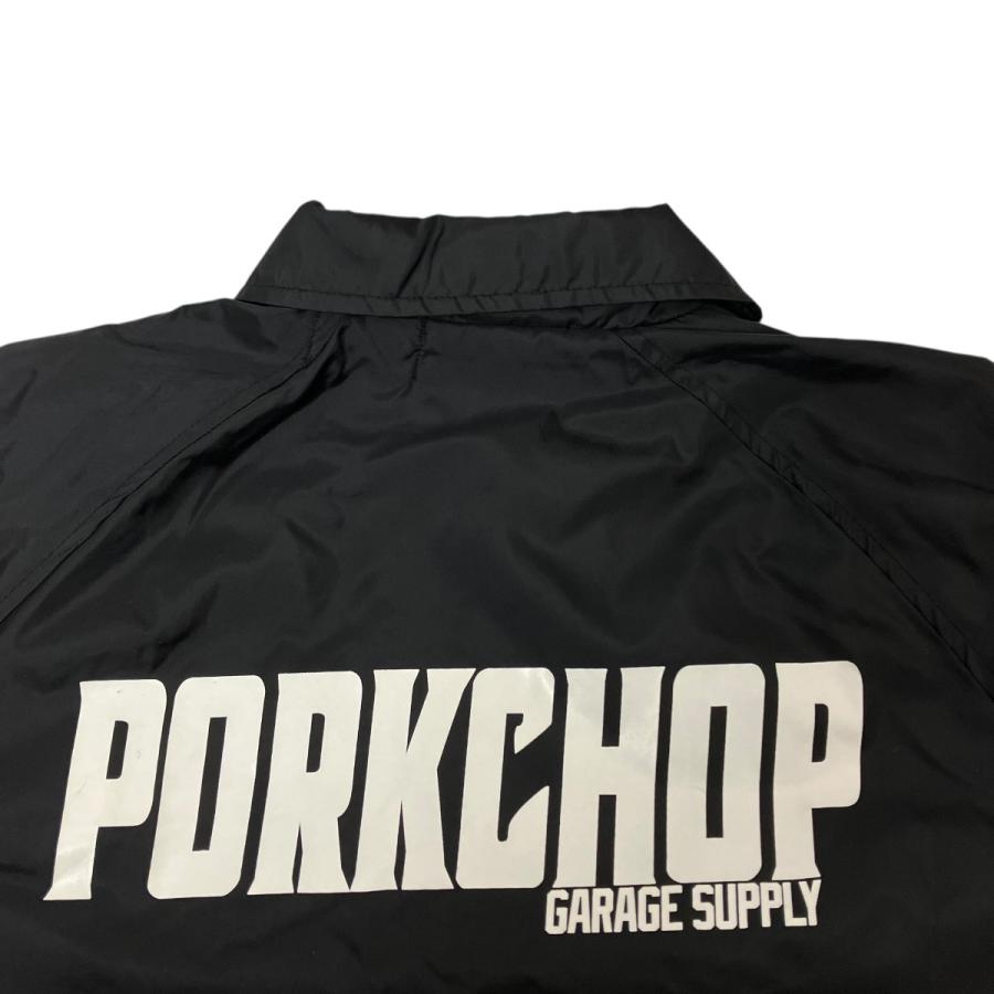 ポークチョップ PORKCHOP×CARDINAL コーチジャケット ブラック サイズ