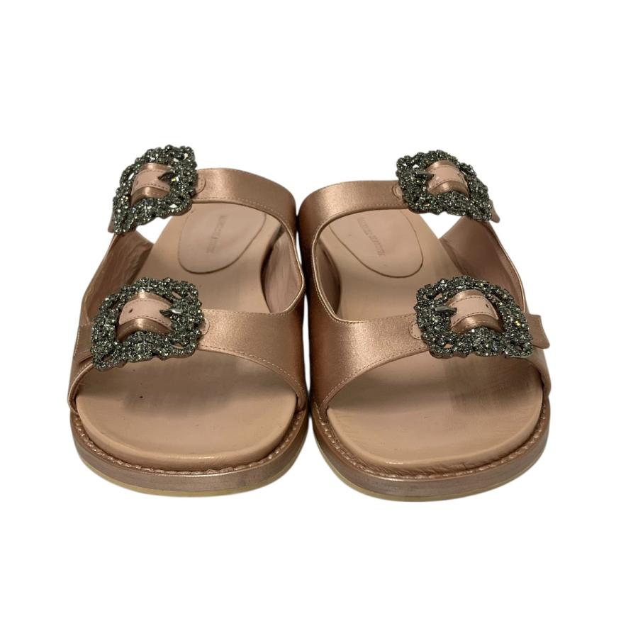 MANOLO BLAHNIK（マノロブラニク） サンダル ピンク サイズ：37