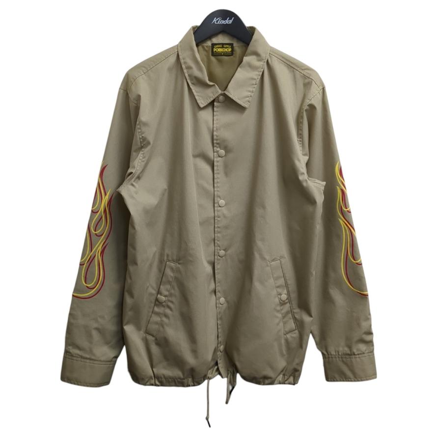 PORKCHOP コーチジャケット XL ベージュ ポークチョップガレージサプライ PORKCHOP GARAGE SUPPLY コーチ