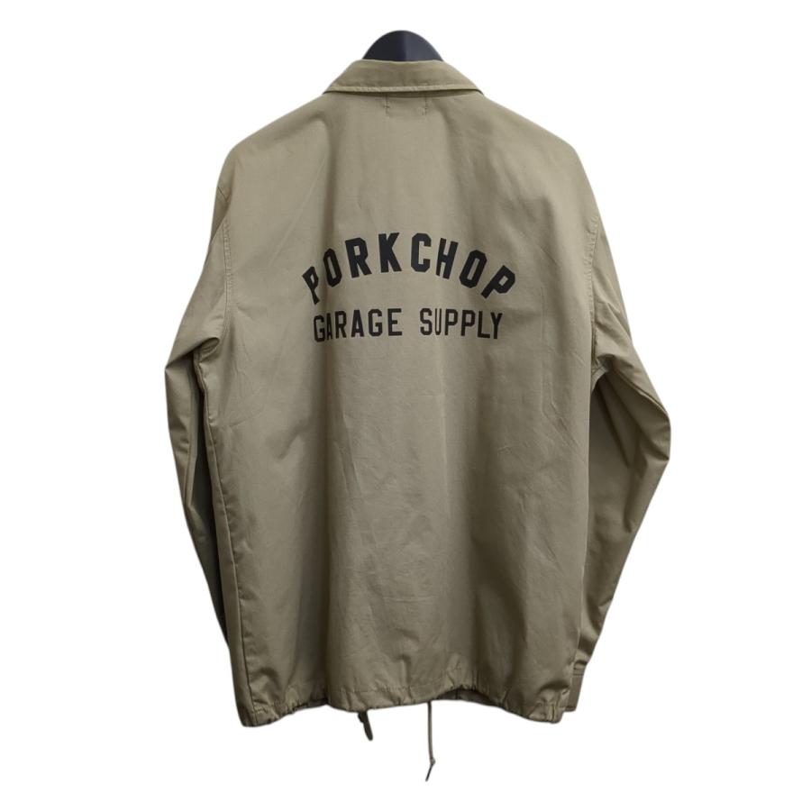 PORKCHOP ベージュ ナイロンジャケット ポークチョップガレージサプライ PORKCHOP GARAGE SUPPLY コーチ