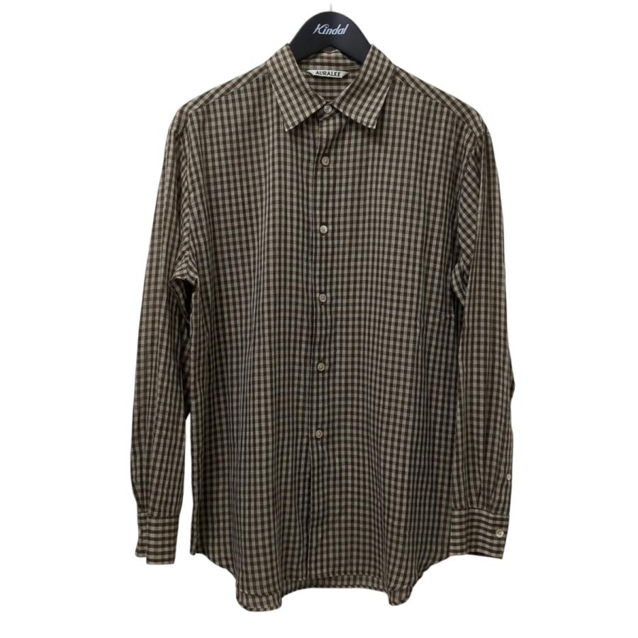AURALEE（オーラリー） AURALEE 25SS AIRY LIGHT COTTON CHECK BIG