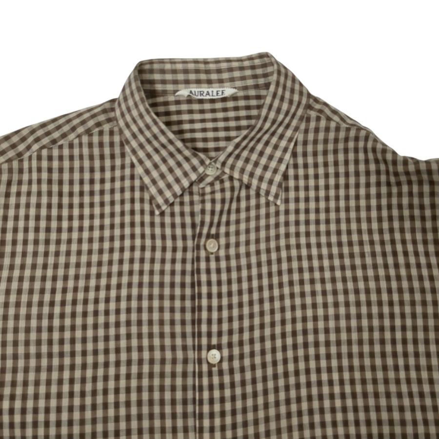AURALEE（オーラリー） AURALEE 25SS AIRY LIGHT COTTON CHECK BIG