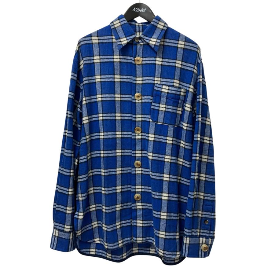 MARNI チェック柄シャツ 46 MARNI（マルニ） チェックシャツ CUMU0119A0 ブルー サイズ：46