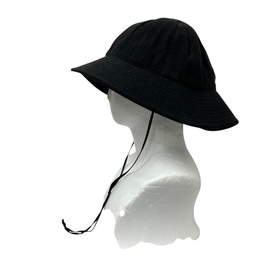 COMOLI（コモリ） シルクネップ ハット ハット Z01-07001 ブラック