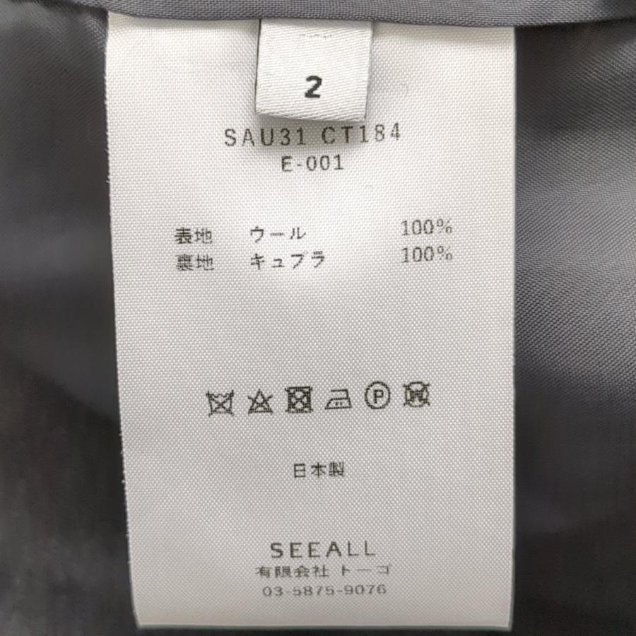 SEEALL シーオール SEEALL 23AW OVERSIZED P-COAT Pコート SAU31 CT184