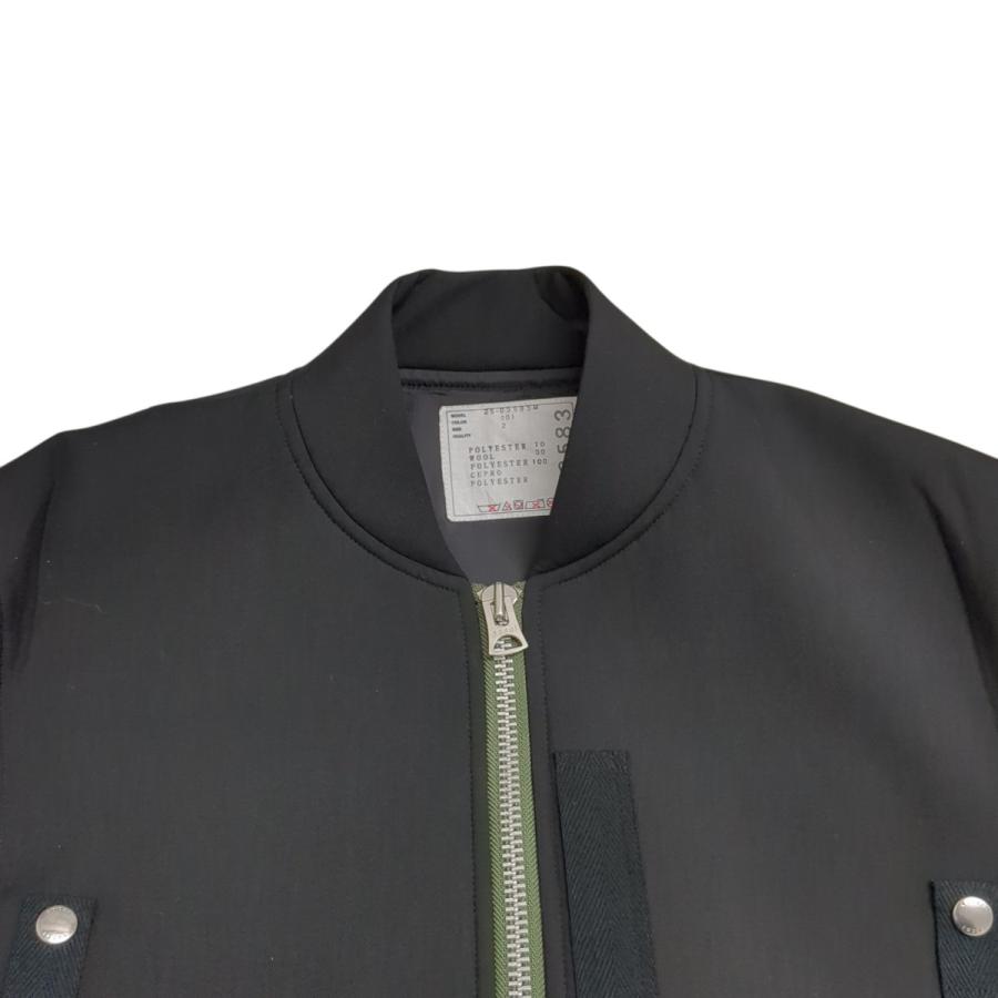 sacai（サカイ） sacai 25SS Suiting Bonding Blouson MA-1ジャケット