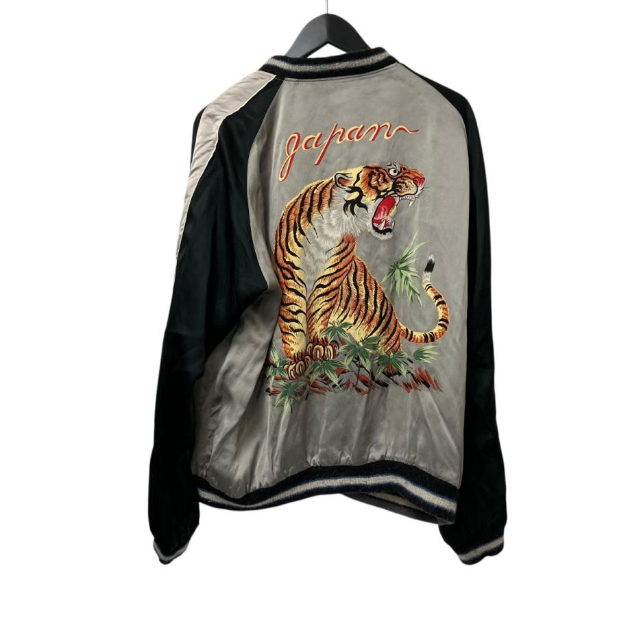 港商　スカジャン　スパイダー　タイガープリント　東洋エンタープライズ 港商スカジャンスパイダータイガープリント東洋エンタープライズ