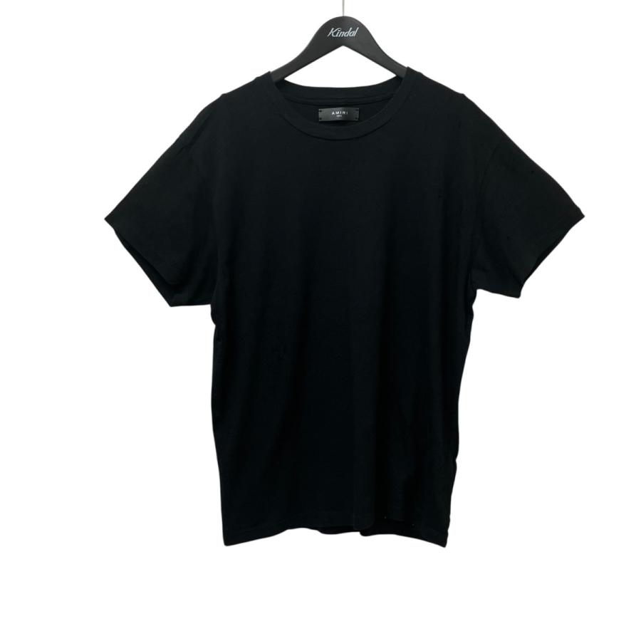 AMIRI（アミリ） ダメージ加工 半袖Tシャツ 72-231-13-070949 ブラック