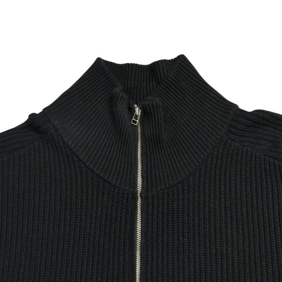 アフィット afiit 25AW ジップアップニット FI-28 ブラック サイズ：2