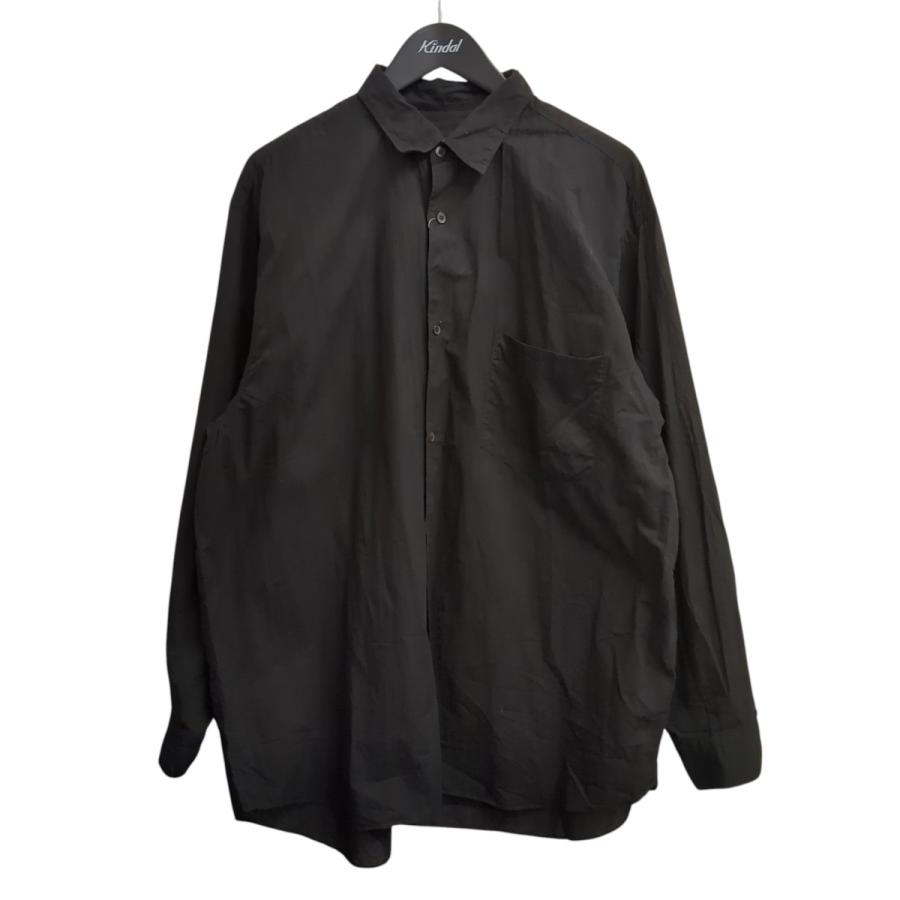 COMOLI（コモリ） COMOLI 25SS シャツ B01-02011 ブラック サイズ：2