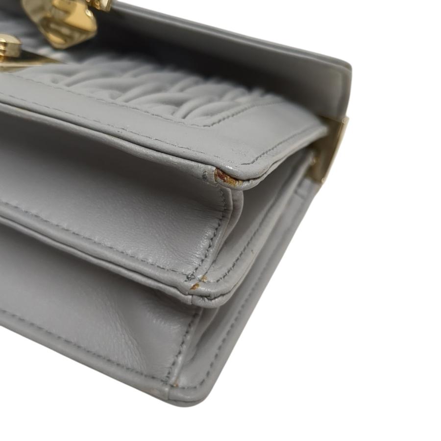 miu miu（ミュウミュウ） ショルダーバッグ 5BD083 グレー