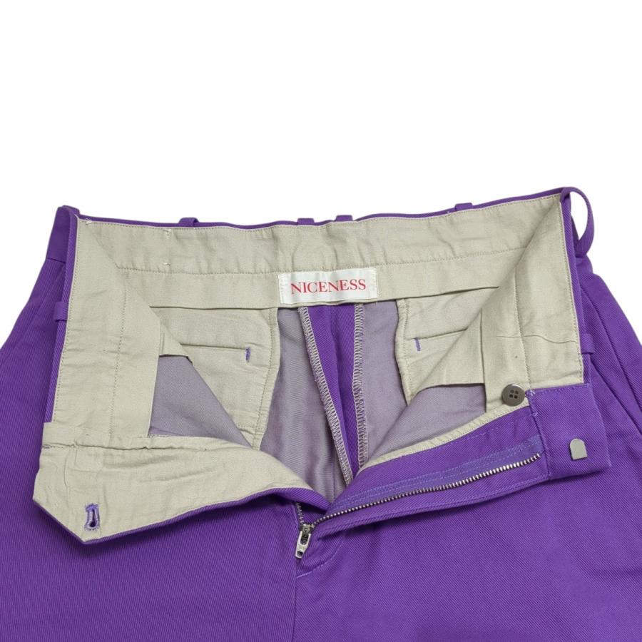 NICENESS ナイスネス パンツ NN-0402T11 バイオレット サイズ：M