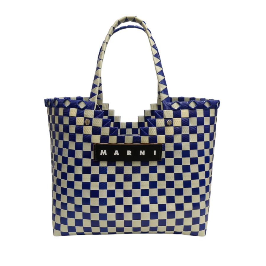 MARNI（マルニ） MARNI MARKET LOVE BASKET カゴバッグ ブルー