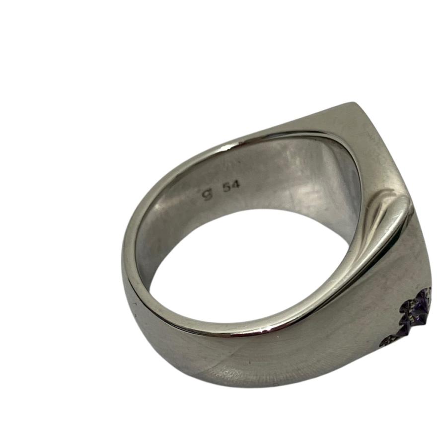 TOM WOOD（トムウッド） TOM WOOD Cushion Purple Molecule Ring 