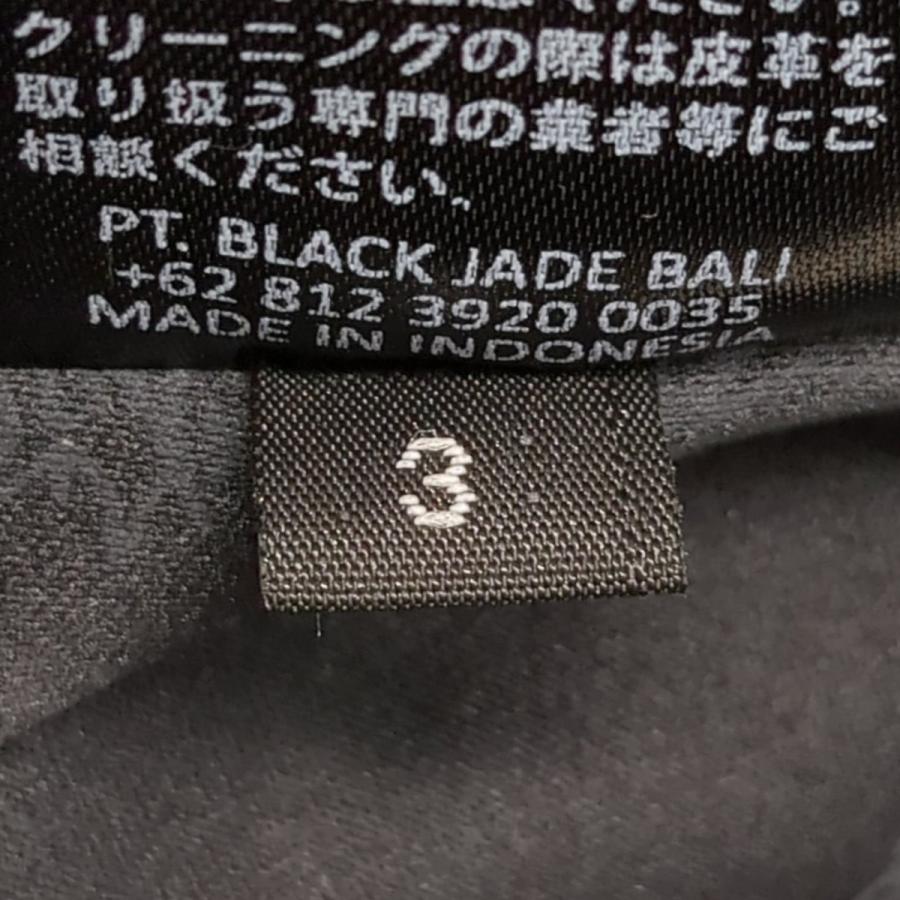 KMRii（ケムリ） KMKII レザージャケット ブラック サイズ：3