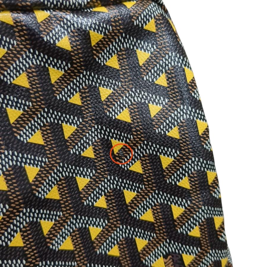 GOYARD（ゴヤール） サンルイPM バッグ ブラック×イエロー