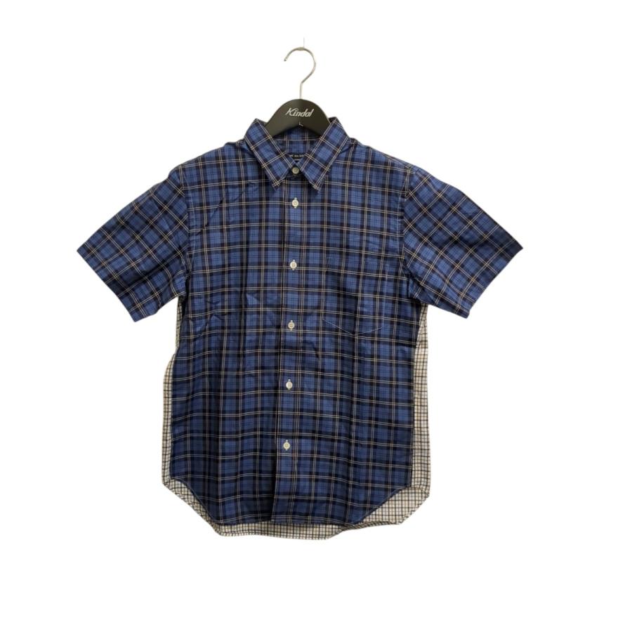 希少　COMME des GARÇONS HOMME 半袖シャツ ネイビー　春夏 COMME des GARCONS HOMME コムデギャルソンオム 半袖シャツ HA-B035